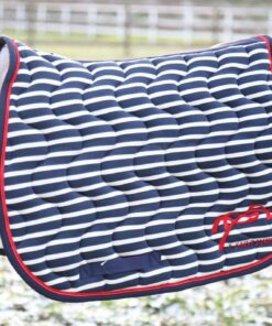 TAPIS PENELOPE X SAINT JAMES "CLASSIQUE MARINE ECRU