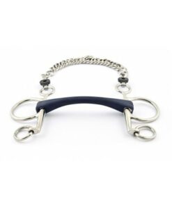 Mors caoutchouc Pelham droit petites branches jump'in