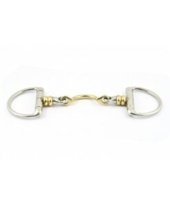 Mors à olives double brisure à rouleaux avec passage de langue jump'in