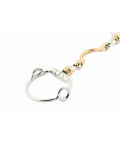 Alternative view of Mors releveur à olives double brisure à rouleaux avec passage de langue jump'in