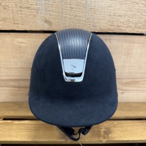 casque shadow premium alcantaru bleu cuir bleu taille M