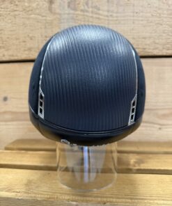 Alternative view of casque shadow premium alcantaru bleu cuir bleu taille M